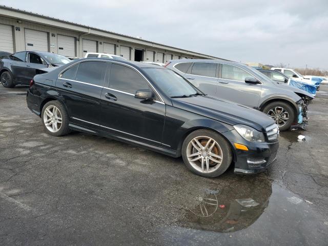 WDDGF8BB0CR235997 - 2012 MERCEDES-BENZ C 300 4MATIC BLACK photo 4