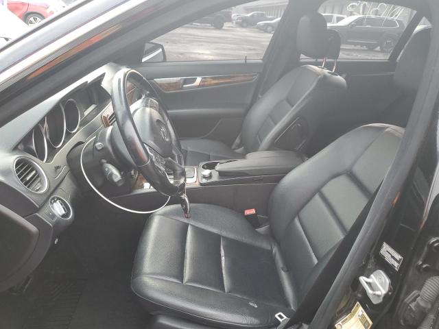 WDDGF8BB0CR235997 - 2012 MERCEDES-BENZ C 300 4MATIC BLACK photo 7
