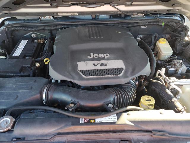 1C4BJWDG7EL105964 - 2014 JEEP WRANGLER U SPORT GRAY photo 11