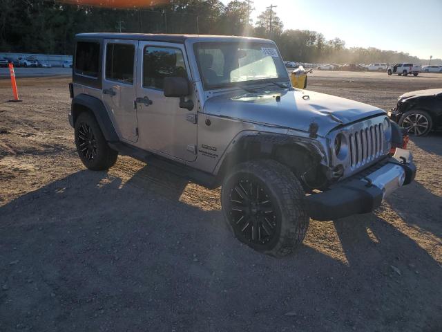 1C4BJWDG7EL105964 - 2014 JEEP WRANGLER U SPORT GRAY photo 4