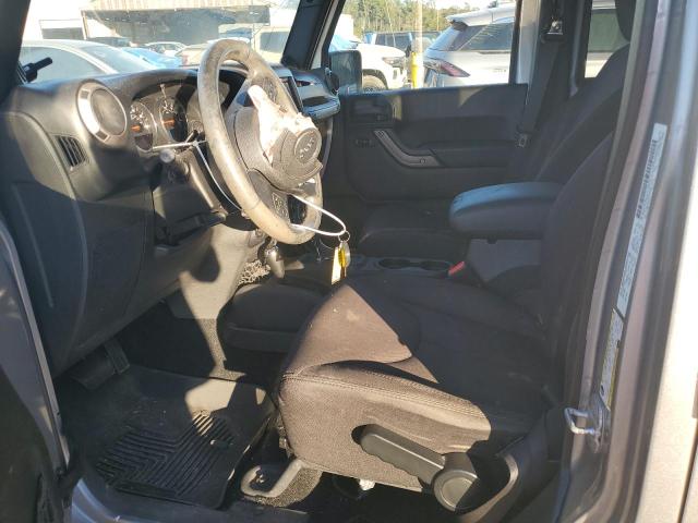 1C4BJWDG7EL105964 - 2014 JEEP WRANGLER U SPORT GRAY photo 7