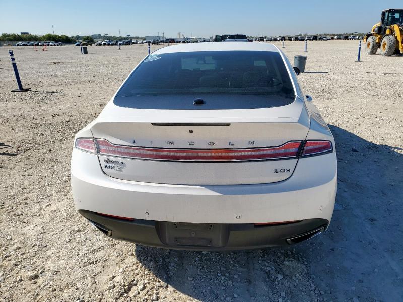 3LN6L2LU2ER806680 - 2014 LINCOLN MKZ HYBRID თეთრი ფოტო 6
