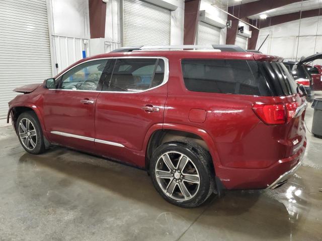 1GKKNXLS8HZ131639 - 2017 GMC ACADIA DENALI MAROON photo 2