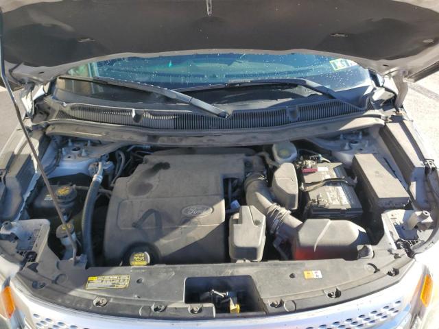 1FMHK8D8XCGA11168 - 2012 FORD EXPLORER XLT SILVER photo 12