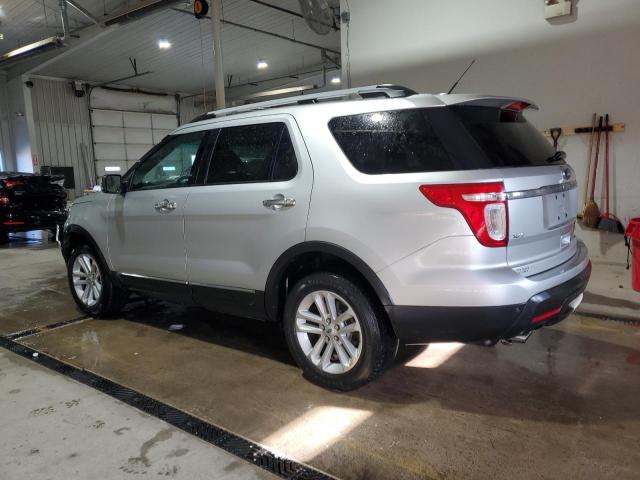 1FMHK8D8XCGA11168 - 2012 FORD EXPLORER XLT SILVER photo 2