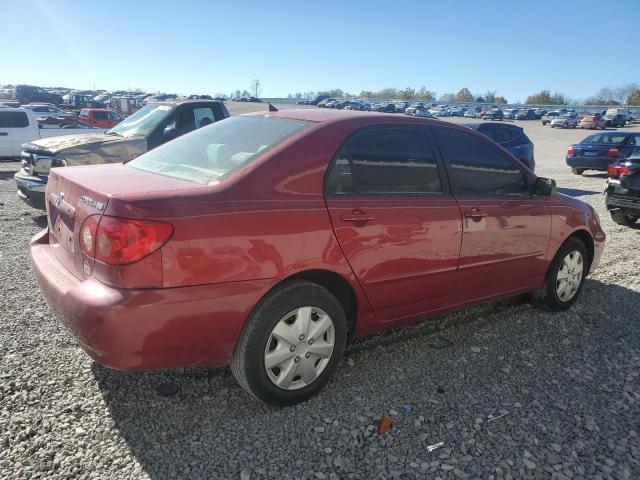 JTDBR32E470121326 - 2007 TOYOTA COROLLA CE Қызыл фото 3