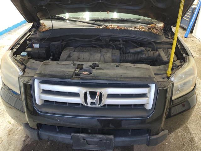 2HKYF18507H538797 - 2007 HONDA PILOT EXL BLACK photo 12