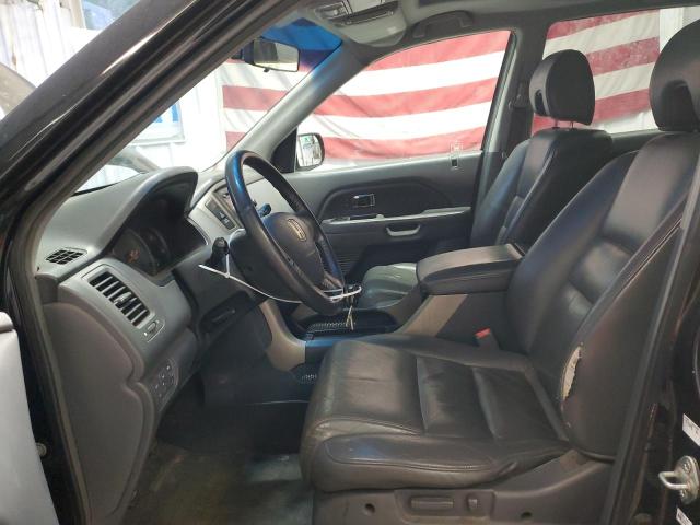 2HKYF18507H538797 - 2007 HONDA PILOT EXL BLACK photo 7