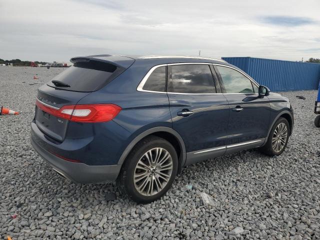 2LMPJ8LR2HBL48221 - 2017 LINCOLN MKX RESERVE Կապույտ լուսանկար 3
