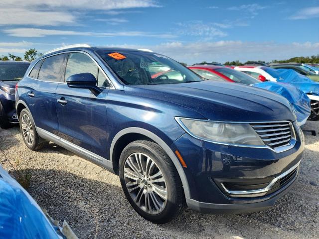 2LMPJ8LR2HBL48221 - 2017 LINCOLN MKX RESERVE Կապույտ լուսանկար 4