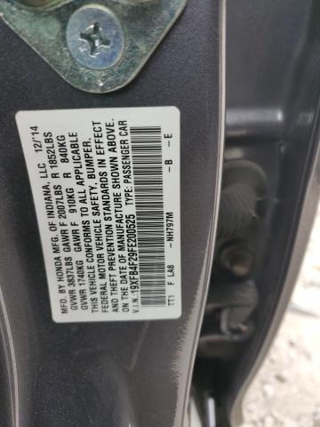 19XFB4F29FE200525 - 2015 HONDA CIVIC HYBRID 灰色 照片 12