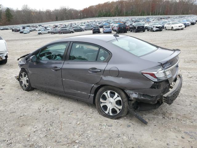 19XFB4F29FE200525 - 2015 HONDA CIVIC HYBRID 灰色 照片 2