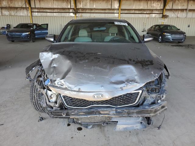 KNAGN4A69B5139489 - 2011 KIA OPTIMA EX BROWN photo 5