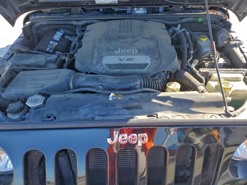 1C4BJWDG3HL696833 - 2017 JEEP WRANGLER U SPORT BLACK photo 12