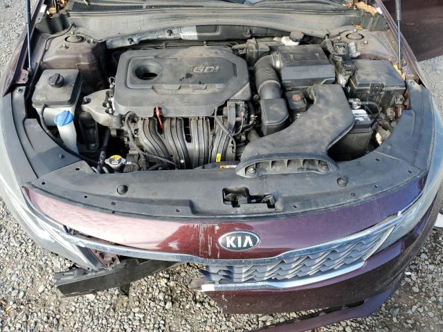 5XXGT4L32KG346412 - 2019 KIA OPTIMA LX Бордовий фото 11
