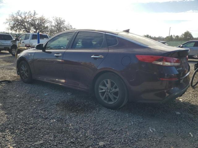 5XXGT4L32KG346412 - 2019 KIA OPTIMA LX Бордовий фото 2
