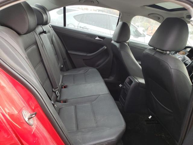 3VWDP7AJ6CM386788 - 2012 VOLKSWAGEN JETTA SE RED photo 10