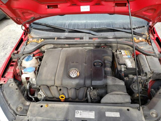 3VWDP7AJ6CM386788 - 2012 VOLKSWAGEN JETTA SE RED photo 11
