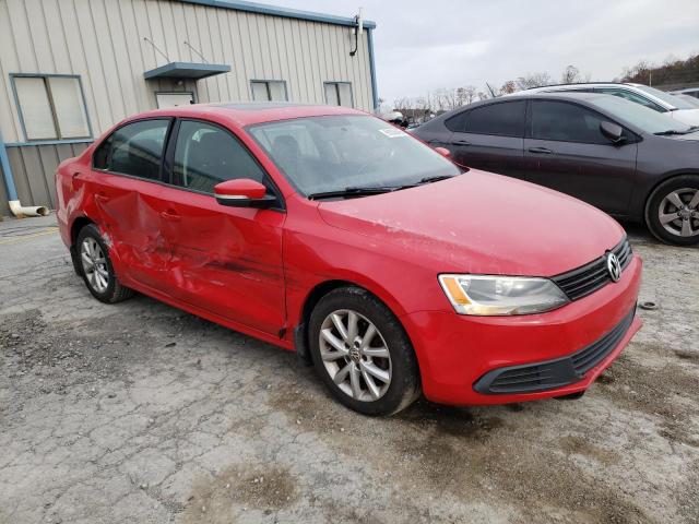 3VWDP7AJ6CM386788 - 2012 VOLKSWAGEN JETTA SE RED photo 4