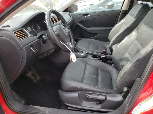 3VWDP7AJ6CM386788 - 2012 VOLKSWAGEN JETTA SE RED photo 7