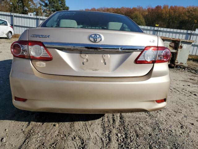 JTDBU4EE6B9155546 - 2011 TOYOTA COROLLA BASE ذهبي صورة 6