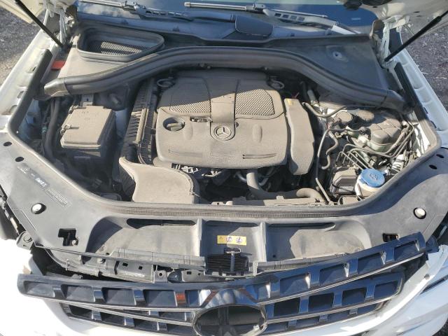 4JGDA5HB2DA128785 - 2013 MERCEDES-BENZ ML 350 4MATIC WHITE photo 12