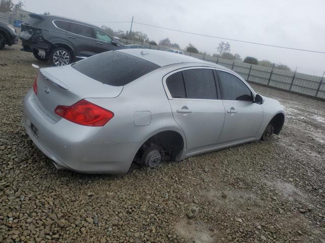 JN1CV6AP3AM401763 - 2010 INFINITI G37 BASE SILVER photo 3