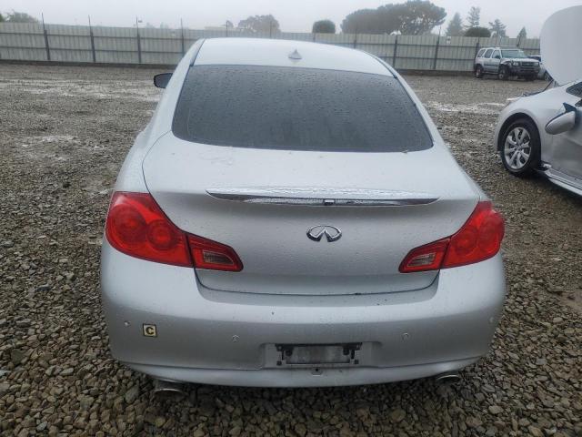 JN1CV6AP3AM401763 - 2010 INFINITI G37 BASE SILVER photo 6