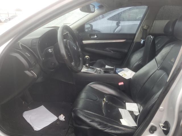 JN1CV6AP3AM401763 - 2010 INFINITI G37 BASE SILVER photo 7