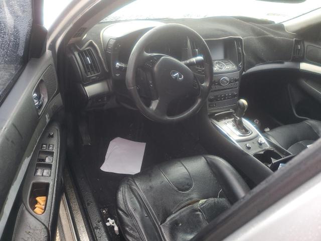 JN1CV6AP3AM401763 - 2010 INFINITI G37 BASE SILVER photo 8