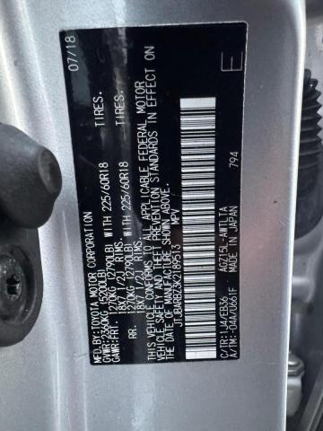 JTJBARBZ3K2189513 - 2019 LEXUS NX 300 BASE Сұр фото 10