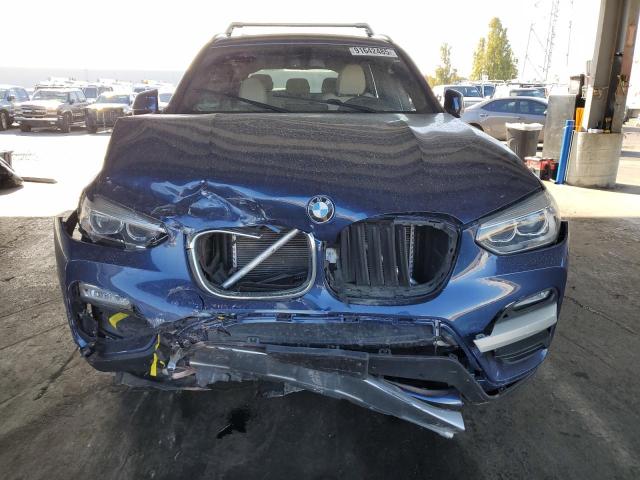5UXTR9C5XJLD70579 - 2018 BMW X3 XDRIVE30I BLUE photo 5