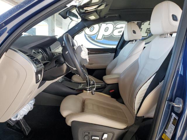 5UXTR9C5XJLD70579 - 2018 BMW X3 XDRIVE30I BLUE photo 7