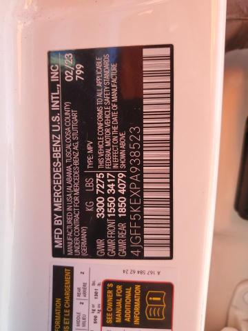4JGFF5KEXPA938523 - 2023 MERCEDES-BENZ GLS 450 4MATIC WHITE photo 13