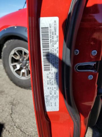 1C6RR7YT0GS315682 - 2016 RAM 1500 REBEL RED photo 12