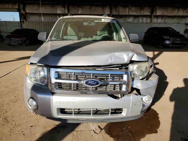 1FMCU9DG3CKC70082 - 2012 FORD ESCAPE XLT SILVER photo 5