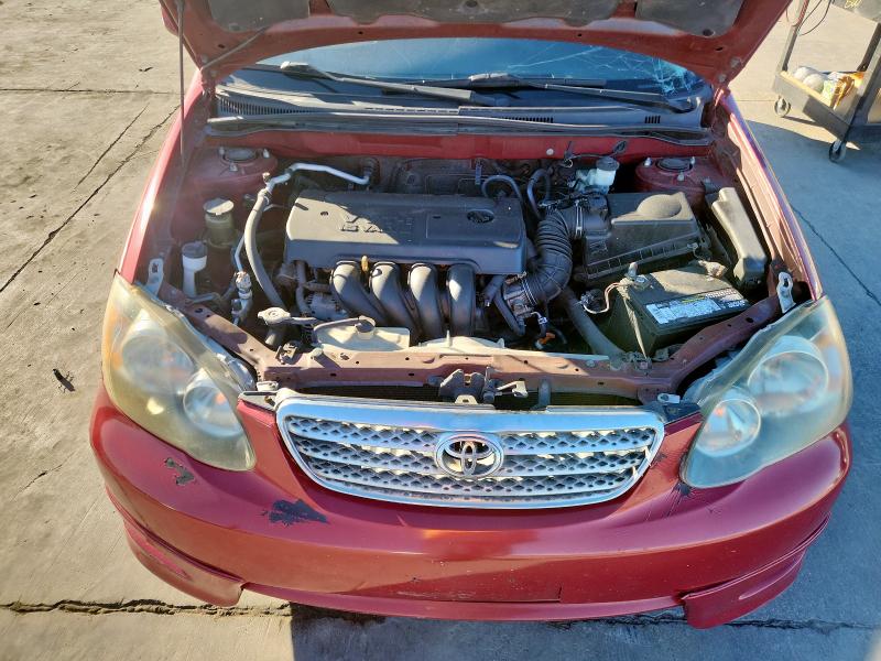 1NXBR32E67Z845894 - 2007 TOYOTA COROLLA CE წითელი ფოტო 11