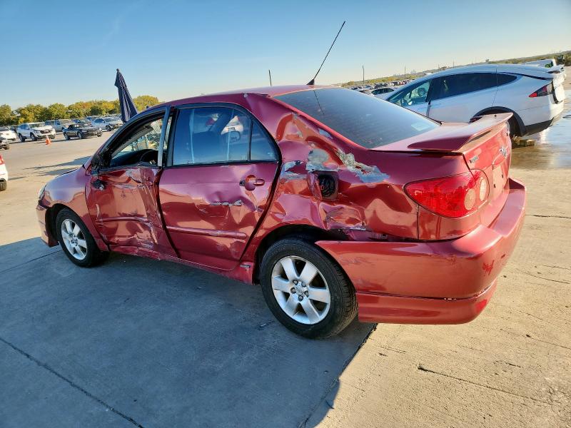 1NXBR32E67Z845894 - 2007 TOYOTA COROLLA CE წითელი ფოტო 2