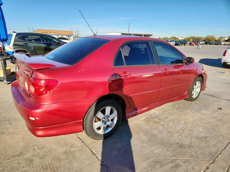 1NXBR32E67Z845894 - 2007 TOYOTA COROLLA CE წითელი ფოტო 3