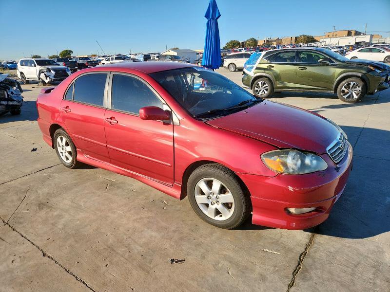 1NXBR32E67Z845894 - 2007 TOYOTA COROLLA CE წითელი ფოტო 4