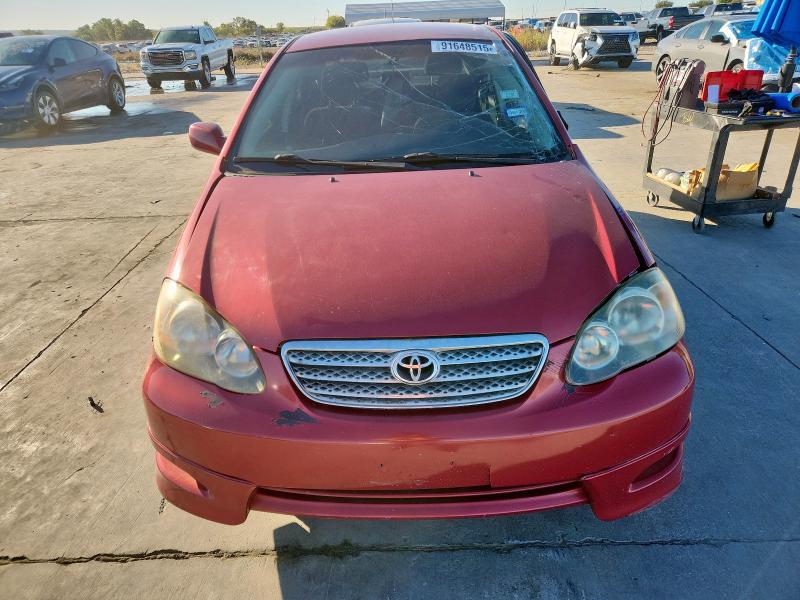 1NXBR32E67Z845894 - 2007 TOYOTA COROLLA CE წითელი ფოტო 5