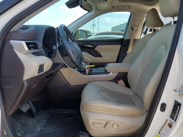 5TDGZRAH4MS533680 - 2021 TOYOTA HIGHLANDER XLE Beyaz fotoğraf 7
