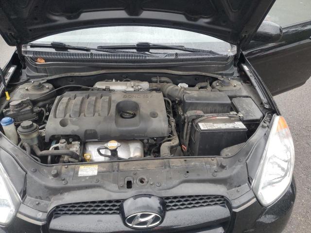 KMHCN3AC9AU184868 - 2010 HYUNDAI ACCENT SE BLACK photo 12