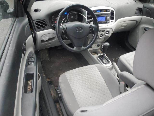 KMHCN3AC9AU184868 - 2010 HYUNDAI ACCENT SE BLACK photo 8