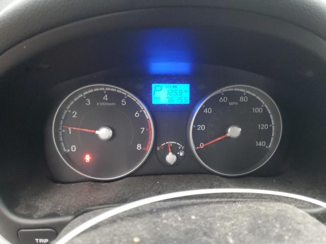 KMHCN3AC9AU184868 - 2010 HYUNDAI ACCENT SE BLACK photo 9