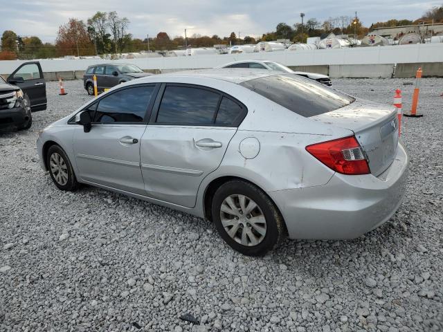 19XFB2F53CE066167 - 2012 HONDA CIVIC LX SILVER photo 2
