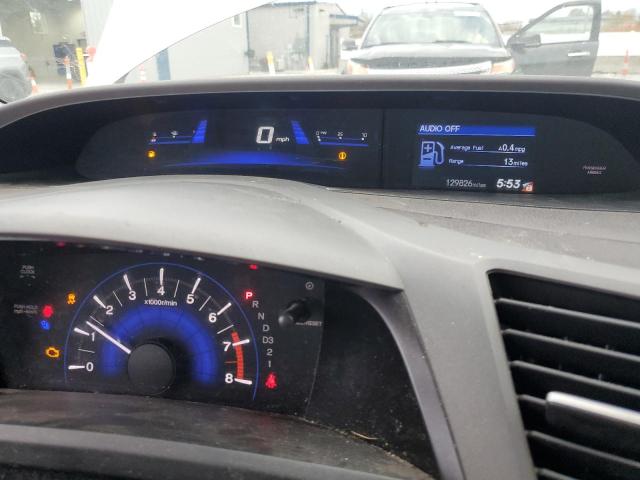 19XFB2F53CE066167 - 2012 HONDA CIVIC LX SILVER photo 9