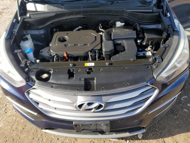 5XYZTDLB8JG540355 - 2018 HYUNDAI SANTA FE S BLUE photo 12