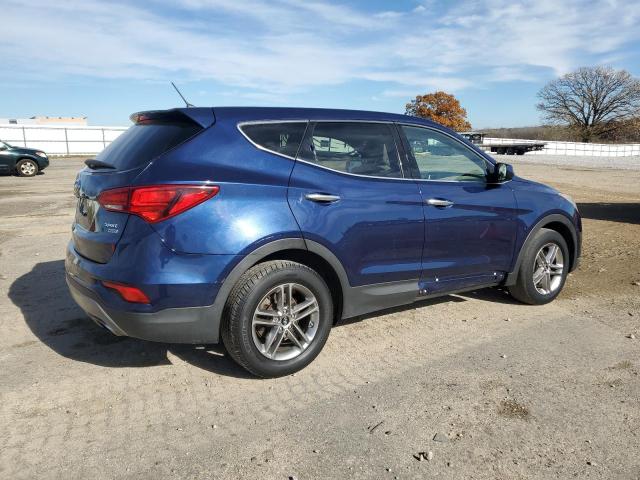 5XYZTDLB8JG540355 - 2018 HYUNDAI SANTA FE S BLUE photo 3