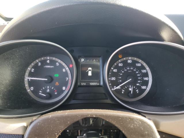 5XYZTDLB8JG540355 - 2018 HYUNDAI SANTA FE S BLUE photo 9